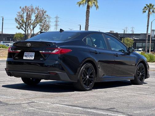 Midnight Black Metallic 2025 Toyota Camry SE