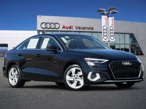 Brilliant Black 2023 Audi A3 Premium