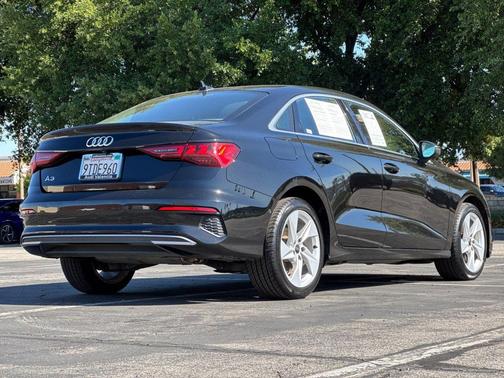 Brilliant Black 2023 Audi A3 Premium