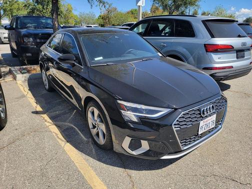 Brilliant Black 2023 Audi A3 Premium