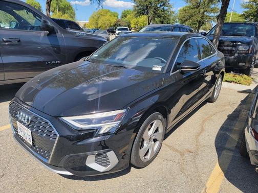 Brilliant Black 2023 Audi A3 Premium