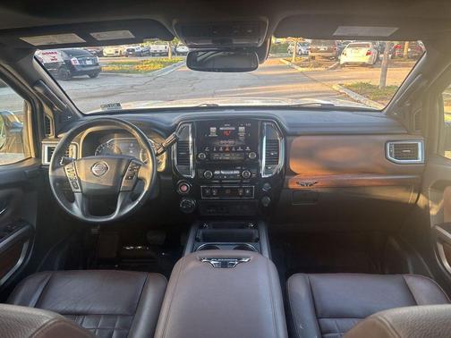 Pearl White 2022 Nissan Titan Platinum Reserve