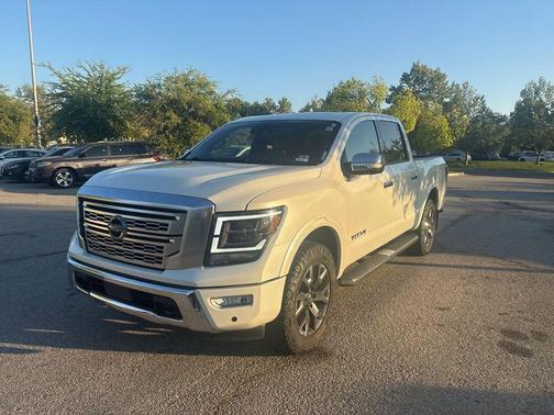 Pearl White 2022 Nissan Titan Platinum Reserve