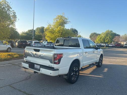 Pearl White 2022 Nissan Titan Platinum Reserve