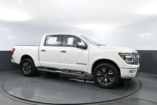 Pearl White 2022 Nissan Titan Platinum Reserve