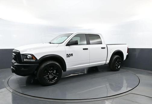 Bright White Clearcoat 2024 RAM 1500 Classic Warlock Crew Cab 4x4 5'7' Box