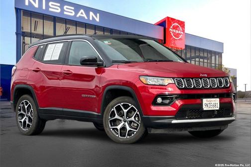 Red Hot Pearlcoat 2025 Jeep Compass Limited