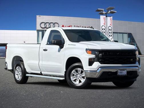 Summit White 2025 Chevrolet Silverado 1500 WT