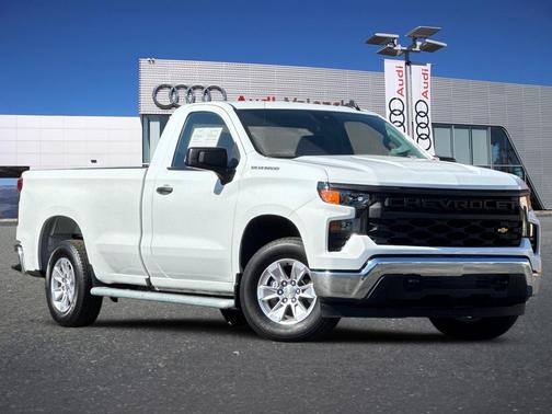Summit White 2025 Chevrolet Silverado 1500 WT