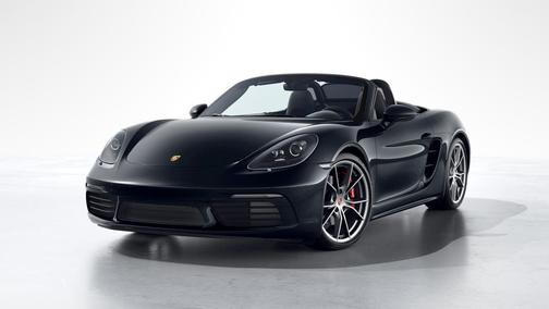 Jet Black Metallic 2024 Porsche 718 Boxster