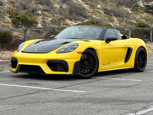 Racing Yellow 2024 Porsche 718 Spyder