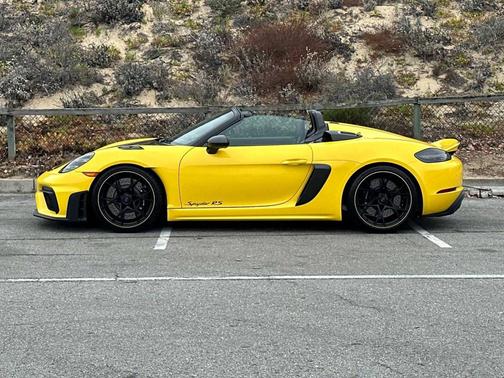 Racing Yellow 2024 Porsche 718 Spyder