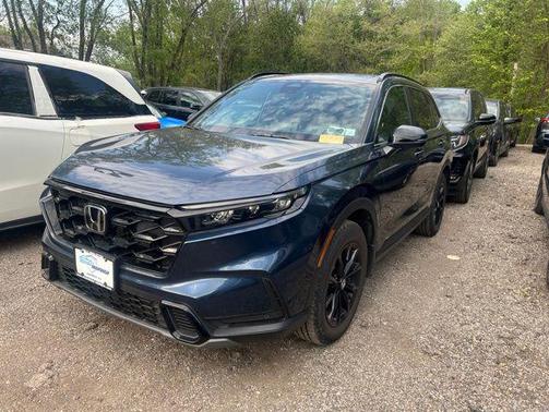 Blue 2025 Honda CR-V Hybrid Sport AWD