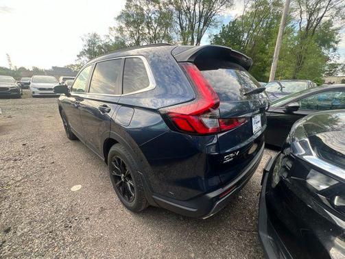 Blue 2025 Honda CR-V Hybrid Sport AWD
