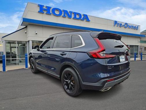 Blue 2025 Honda CR-V Hybrid Sport AWD