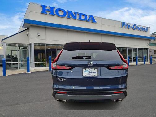 Blue 2025 Honda CR-V Hybrid Sport AWD
