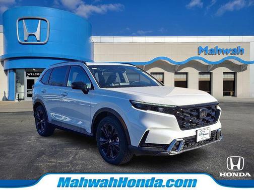 Platinum White Pearl 2026 Honda CR-V Hybrid Sport Touring AWD