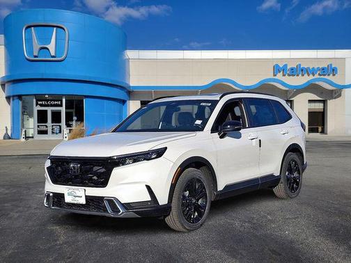 Platinum White Pearl 2026 Honda CR-V Hybrid Sport Touring AWD