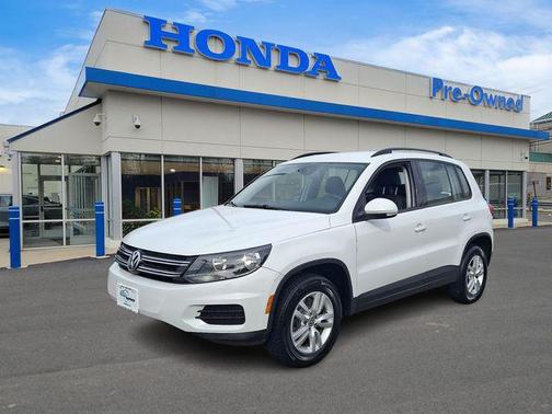 Pure White 2017 Volkswagen Tiguan 2.0T S 4MOTION