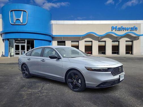 Solar Silver Metallic 2026 Honda Accord Hybrid Sport-L