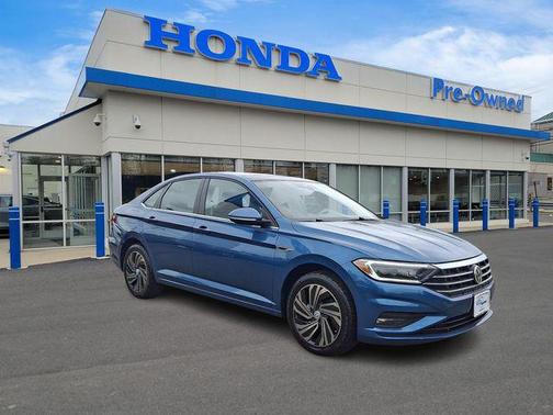 Blue Silk Metallic 2019 Volkswagen Jetta 1.4T SEL Premium