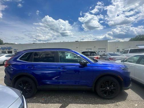 Blue 2023 Honda CR-V Hybrid Sport Touring AWD