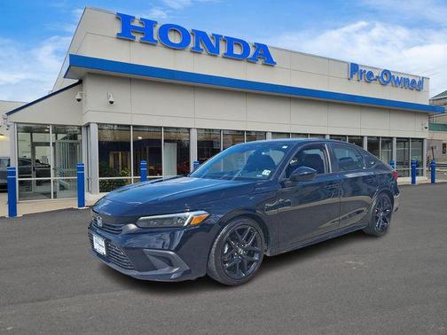 Crystal Black Pearl 2024 Honda Civic Sport