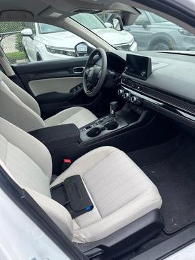 Platinum White Pearl 2023 Honda Civic LX