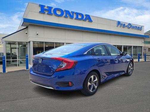 Blue 2019 Honda Civic LX