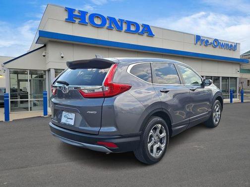 Gray 2017 Honda CR-V EX-L