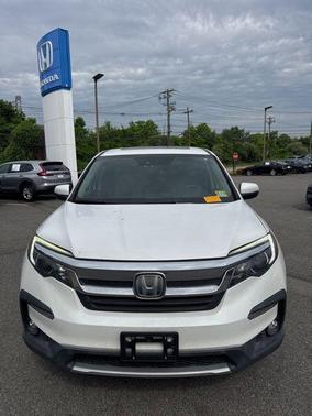Platinum White 2021 Honda Pilot 2WD EX-L
