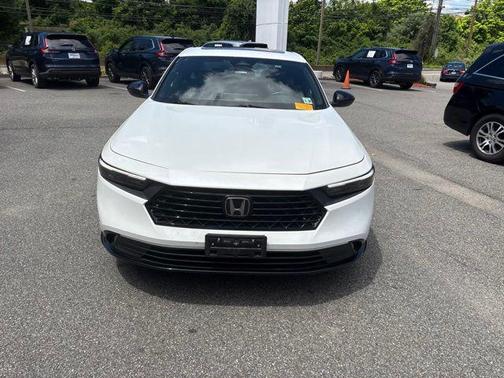 Platinum White 2023 Honda Accord Hybrid Sport-L