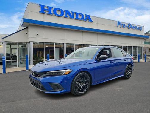 Aegean Blue Metallic 2022 Honda Civic Si Base