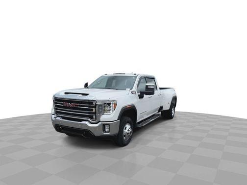 White Frost Tri-Coat 2023 GMC Sierra 3500 SLT