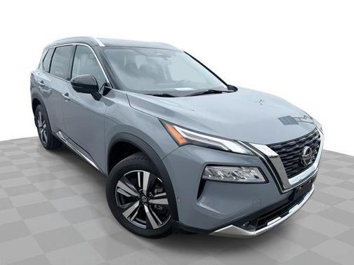 Solid Gray / Black 2021 Nissan Rogue Platinum