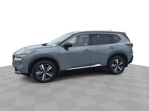 Solid Gray / Black 2021 Nissan Rogue Platinum