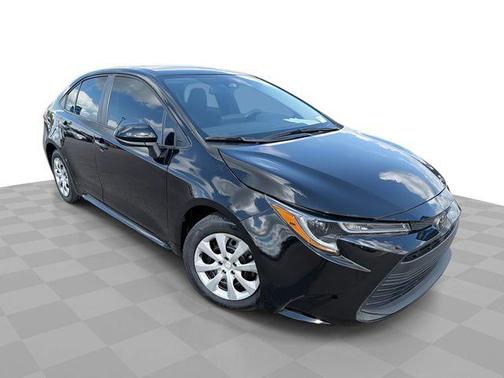 Midnight Black Metallic 2025 Toyota Corolla LE