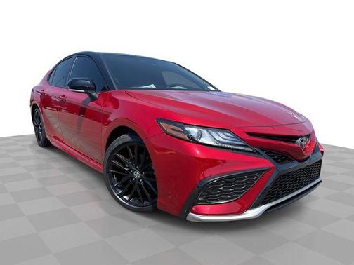 Supersonic Red / Midnight Black Metallic 2023 Toyota Camry XSE