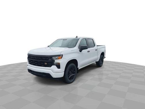 Summit White 2026 Chevrolet Silverado 1500 Custom