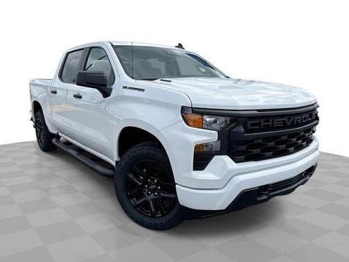 Summit White 2026 Chevrolet Silverado 1500 Custom