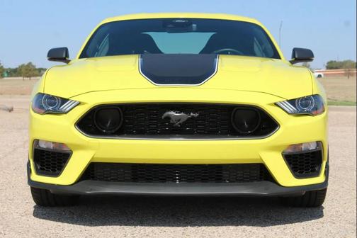 Yellow 2021 Ford Mustang Mach 1 Fastback