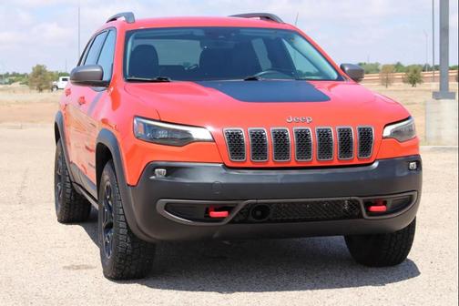 Spitfire Orange Clearcoat 2021 Jeep Cherokee Trailhawk