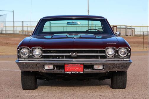 Maroon 1969 Chevrolet El Camino SS