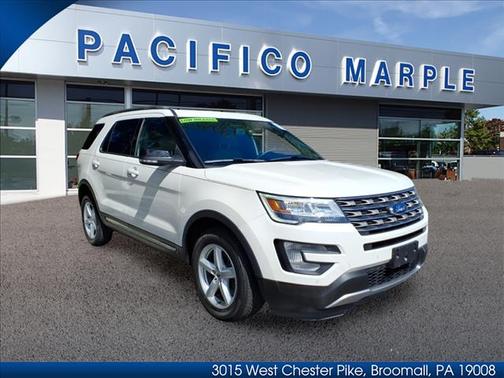 WHITE PLATINUM MET TRI-COAT 2017 Ford Explorer XLT