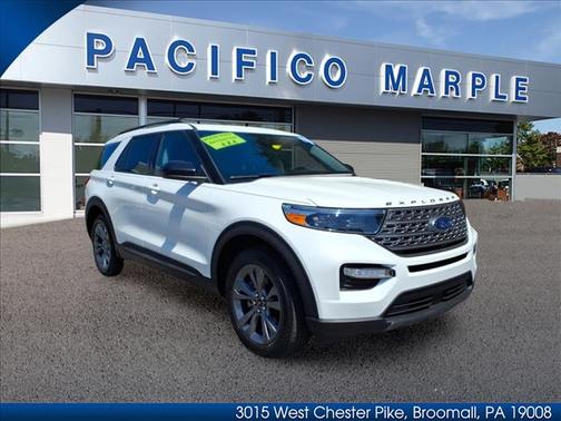 STAR WHITE MET TRI-COAT 2023 Ford Explorer XLT