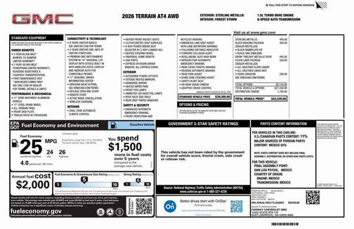 2026 GMC Terrain AWD AT4