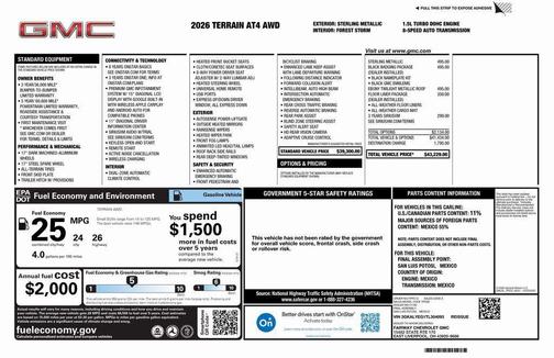 2026 GMC Terrain AWD AT4