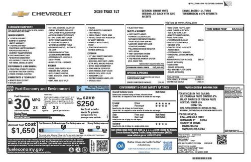 2026 Chevrolet Trax LT