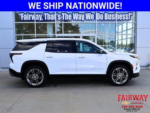 Summit White 2026 Chevrolet Traverse LT