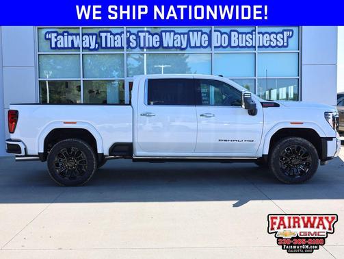 Glacier White Tricoat 2026 GMC Sierra 2500 Denali